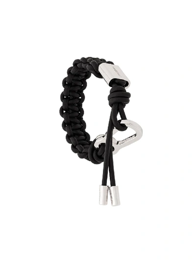 Shop Ambush Logo Woven Bracelet - Black