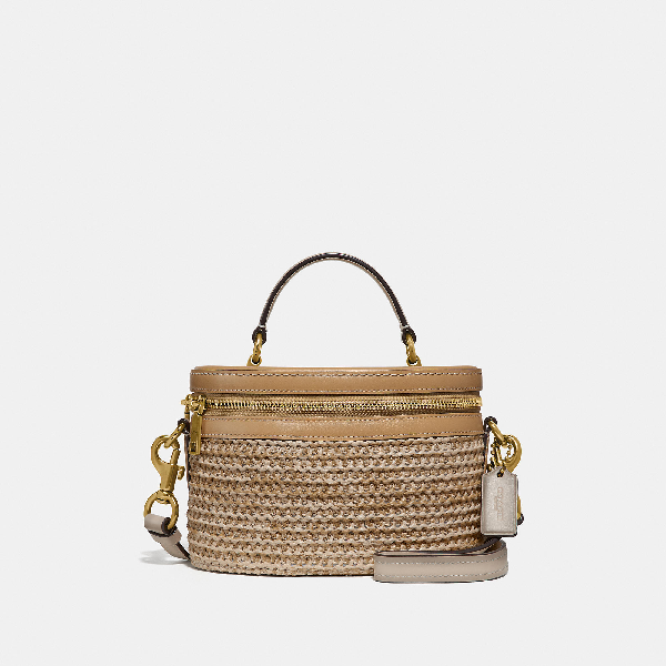 coach raffia bag