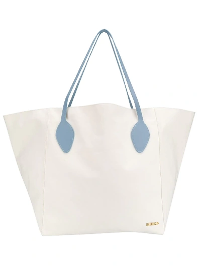 Shop Jacquemus Le Sac Tote Bag - White