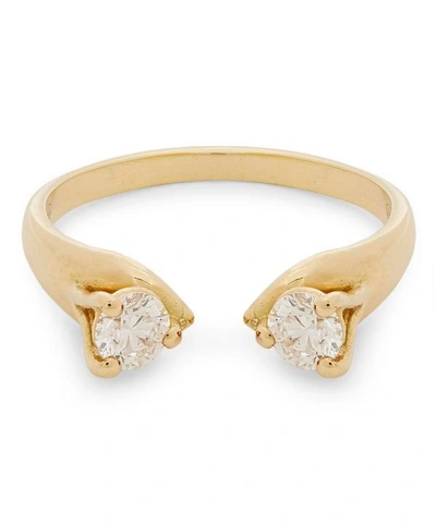 Shop Atelier Vm Gold Mirror Diamond Ring