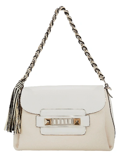 Shop Proenza Schouler Ps11 Ivory Chain Clutch Bag In Ivory,white