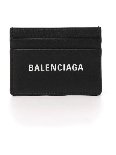 Shop Balenciaga Everyday Multicard Cardholder In Black