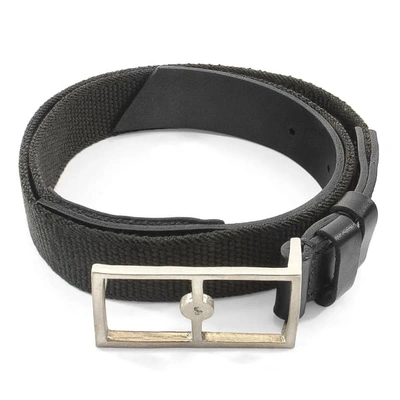 Shop Anchor & Crew Grey Elastic Signature Glenam Leather & Nickel Belt