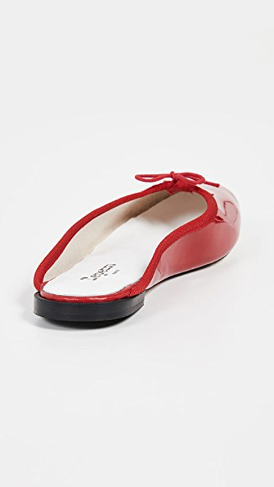 Shop Repetto Leila Mules In Red