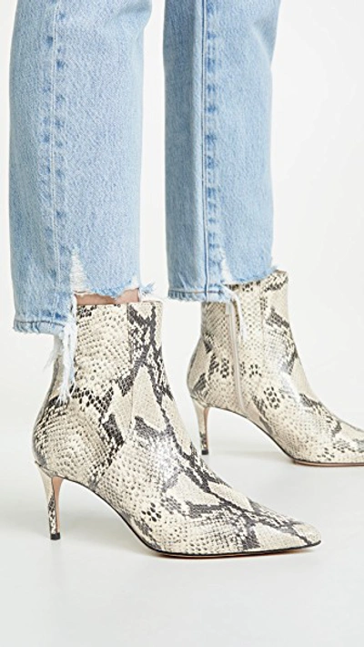 Schutz Bette Ankle Boots In Natural