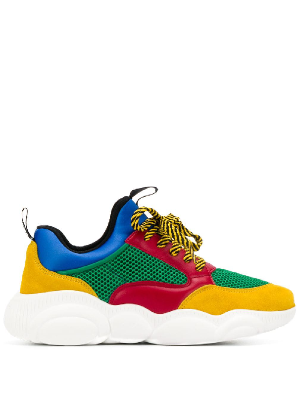 moschino multicolor sneakers