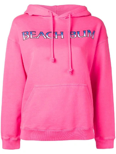 Shop Ashley Williams Kapuzenpullover Mit "beach Bum"-print - Rosa In Pink