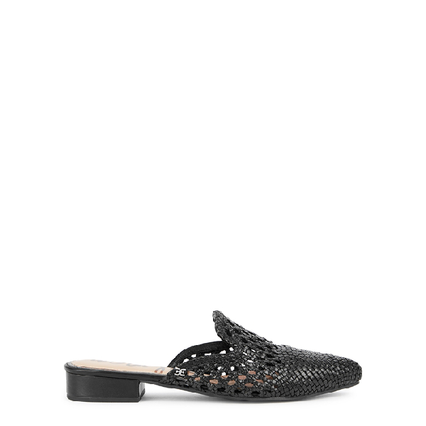 sam edelman women's clara woven leather mules