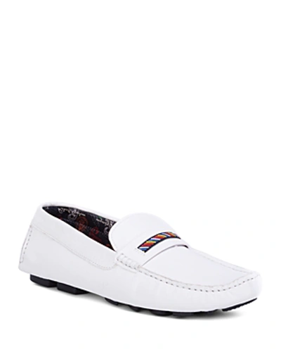 Shop Robert Graham Men's Hart Ii Moccasin Loafers In White