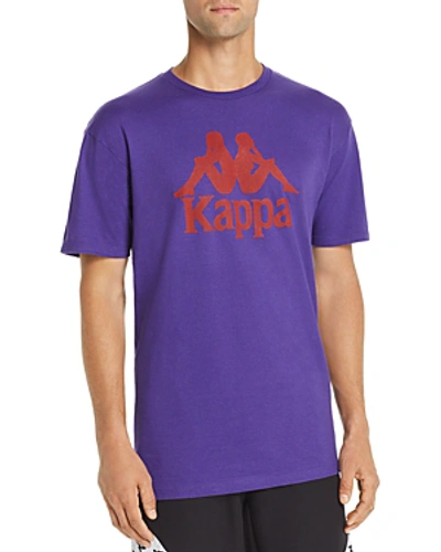 Shop Kappa Estessi Logo Tee In Violet Pansy