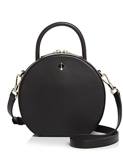 Shop Kate Spade New York Canteen Leather Crossbody In Black/gold