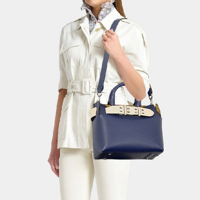 Shop Burberry Small Belt Bag In Blue