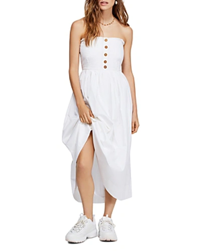 Shop Free People Lilah Striped Tube Dress In White