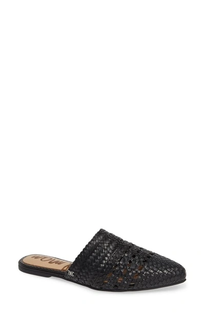 Shop Sam Edelman Natalya Mule In Black Leather