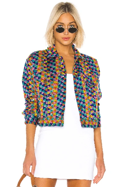 Shop House Of Harlow 1960 X Revolve Dominic Jacket In Blue. In Multi