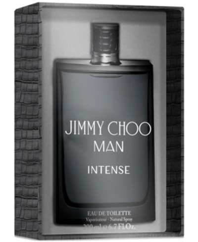 Shop Jimmy Choo Men's Man Intense Eau De Toilette Spray, 6.7-oz.