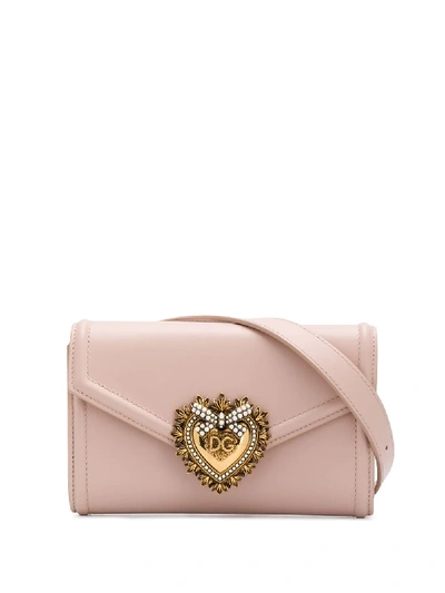 Shop Dolce & Gabbana Devotion Belt Bag - Pink