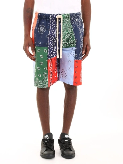 Shop Loewe Printed Bermuda Shorts In Multi