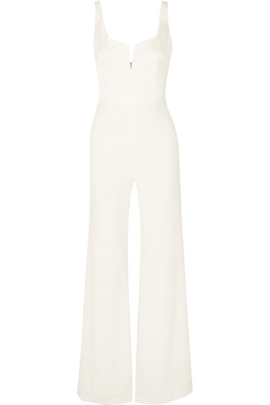 galvan white jumpsuit