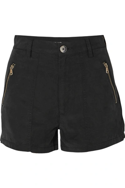 Shop J Brand Callie Lyocell Shorts In Black