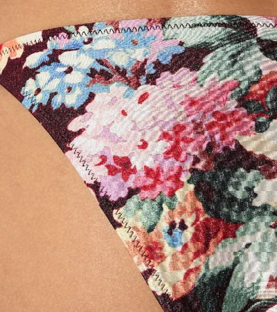 Shop Zimmermann Allia Crochet Bikini In Multicoloured