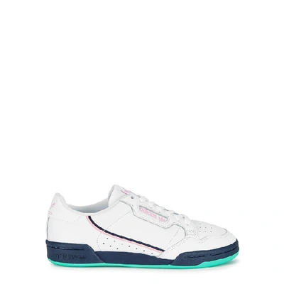Shop Adidas Originals Continental 80 White Leather Sneakers