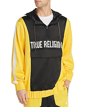 true religion color block hoodie