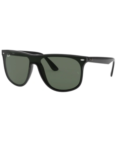 Shop Ray Ban Ray-ban Sunglasses, Rb4447n 40 In Black/dark Green