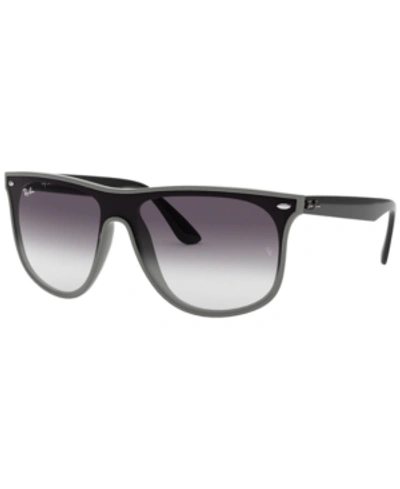 Shop Ray Ban Ray-ban Sunglasses, Rb4447n 40 In Grey Demishiny/grey Gradient