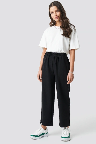 Shop Astrid Olsen X Na-kd Drawstring Suit Pants - Black