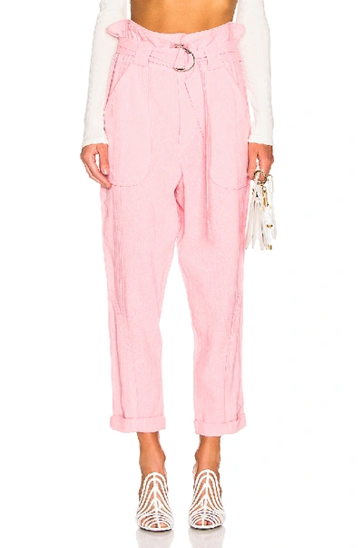 Shop Iro Harmony Pant In Pink In Light Pink
