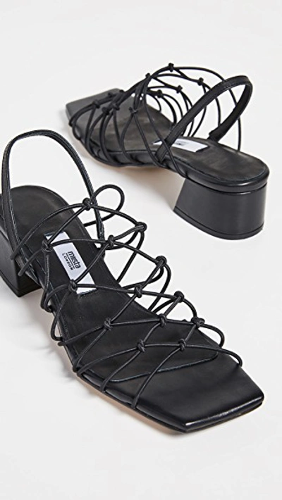 Shop Miista Frida Block Heel Sandals In Black