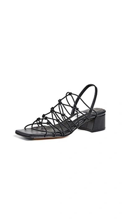 Shop Miista Frida Block Heel Sandals In Black