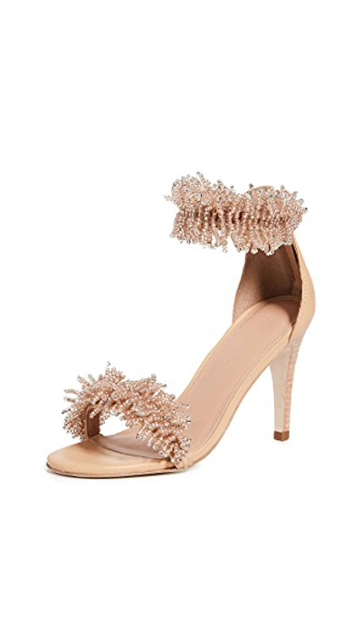 Shop Ulla Johnson Zuzu Heel Sandals In Copper