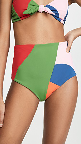 mara hoffman high waisted bikini