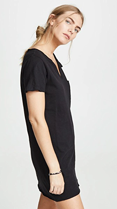 Shop Z Supply Paige T-shirt Dress In Black