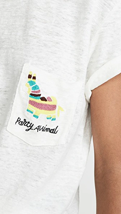 Shop Banner Day Party Animal Tee In Bone