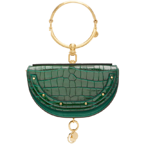 chloe green purse