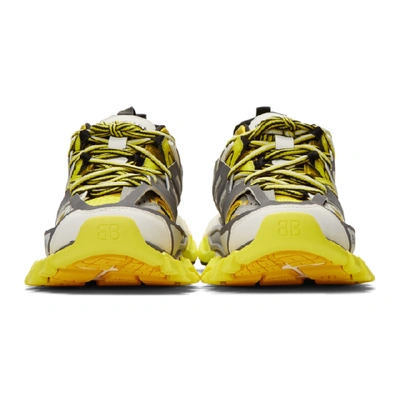 BALENCIAGA 黄色 AND 灰色 TRACK 运动鞋