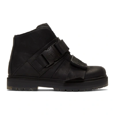 Shop Rick Owens Black Birkenstock Edition Hancock Rotterhiker Boots In 99 Black