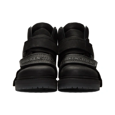 Shop Rick Owens Black Birkenstock Edition Hancock Rotterhiker Boots In 99 Black