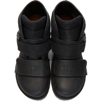 Shop Rick Owens Black Birkenstock Edition Hancock Rotterhiker Boots In 99 Black