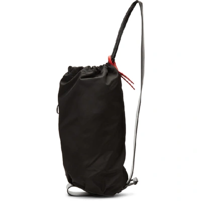 Shop Off-white Black Nylon Convertible Bum Bag