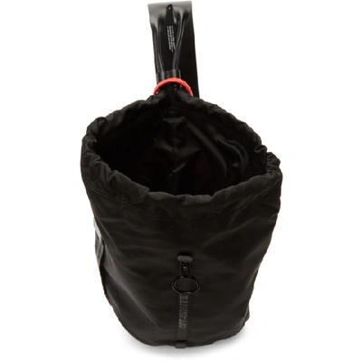 Shop Off-white Black Nylon Convertible Bum Bag