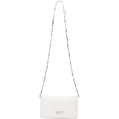 Shop Maison Margiela White Glam Slam Bag In T1003 White