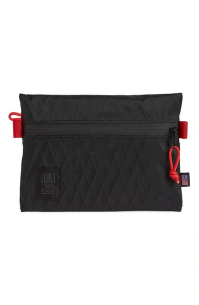 Shop Topo Designs Accessory Bag In X-pac Black