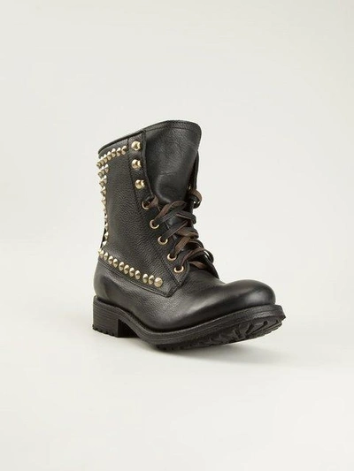 Shop Ash Studded Lace Up Boots