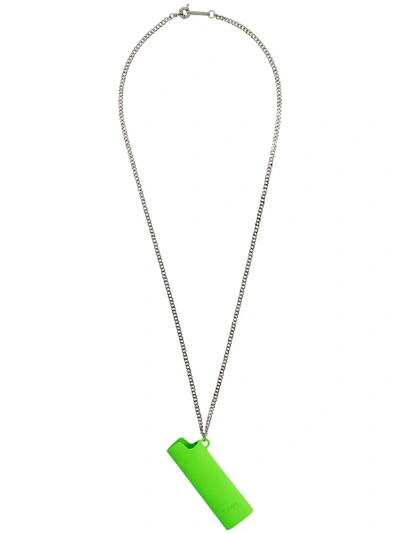Shop Ambush Lighter Case Necklace - Green