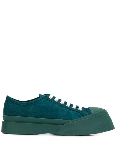 Shop Marni Pablo Sneakers - Green