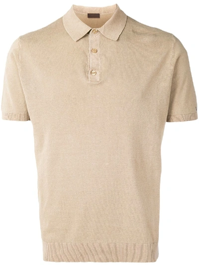 Shop Altea Classic Polo Shirt - Neutrals